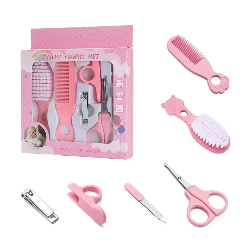 6PCS Baby Care Grooming Kit Newborn Infant Health Care Essentials Set