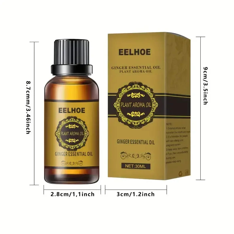 Ginger Essential Oil 30ml Natural Aromatherapy Massage Body Care