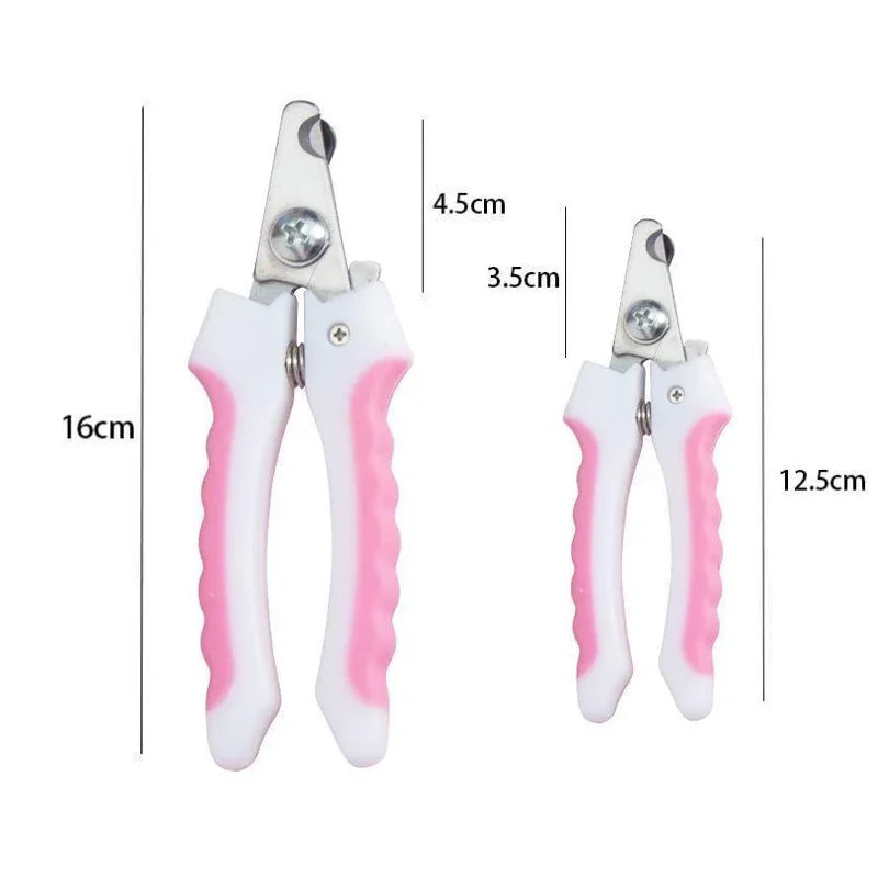 Pet Nail Clippers for Dogs & Cats Professional Grooming Claw Trimmer