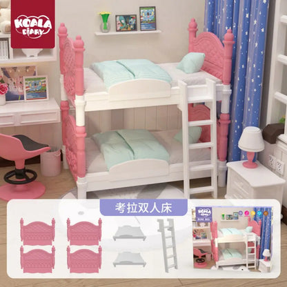 Mini Supermarket Dollhouse Toys Pretend Shopping Educational Play Set