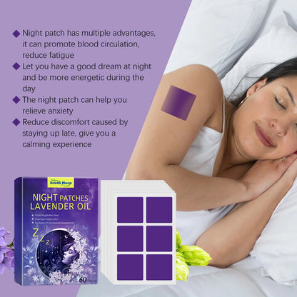 Sleep Aid Patches Aromatherapy Relaxation Nighttime Wellness Stickers