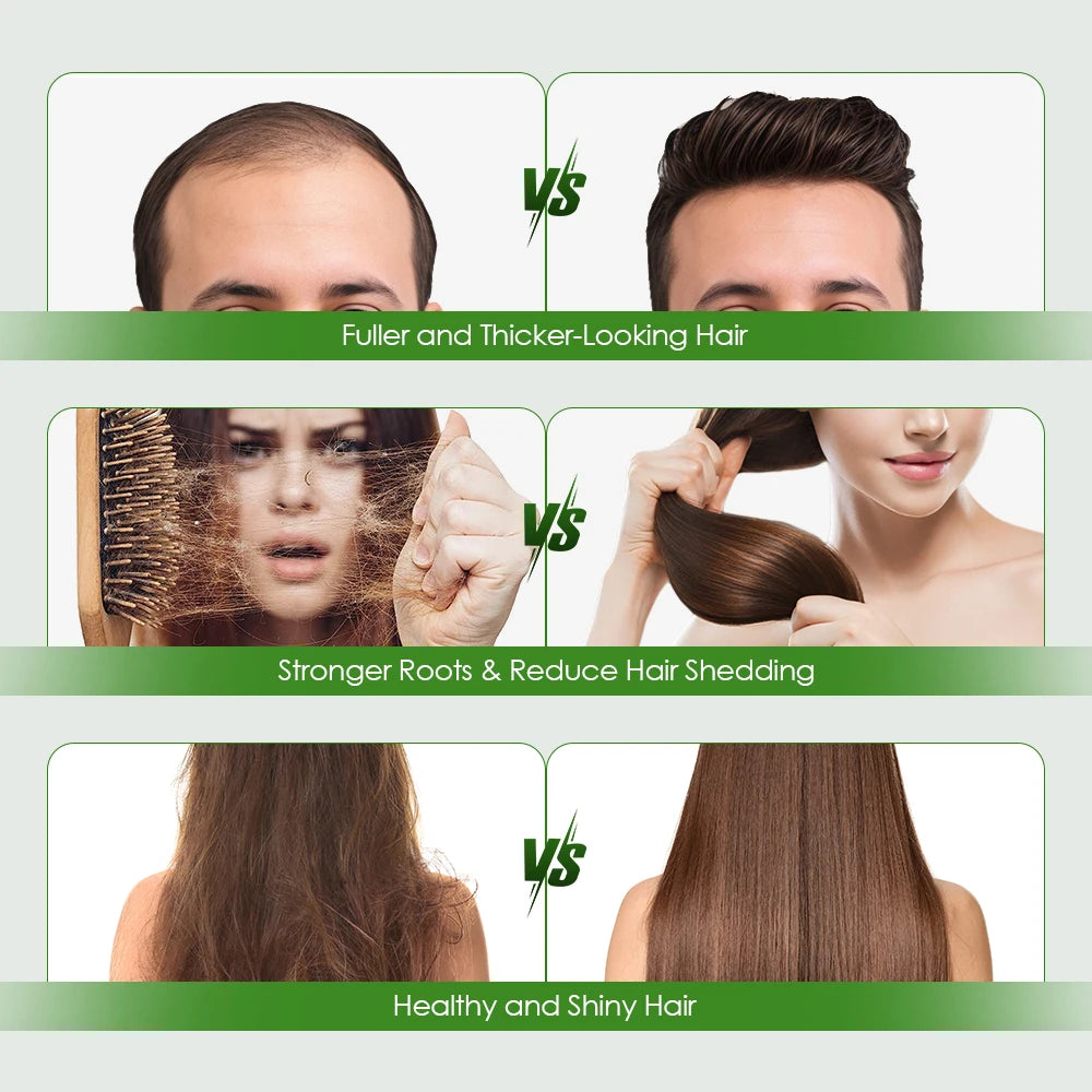 Hair Care Serum for Scalp Nourishment and Stronger-Looking Hair