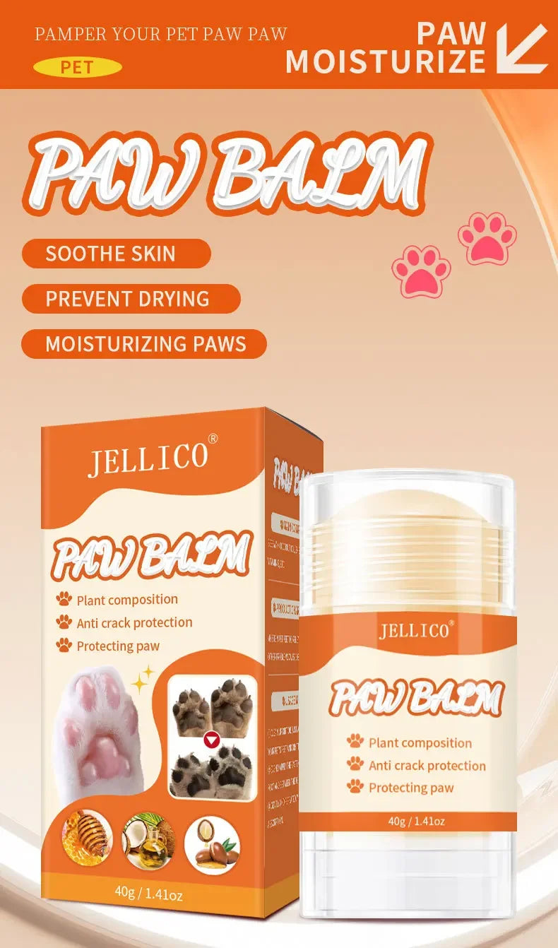 Pet Paw Balm for Dogs & Cats Moisturizing Paw Cream Dry Skin Care