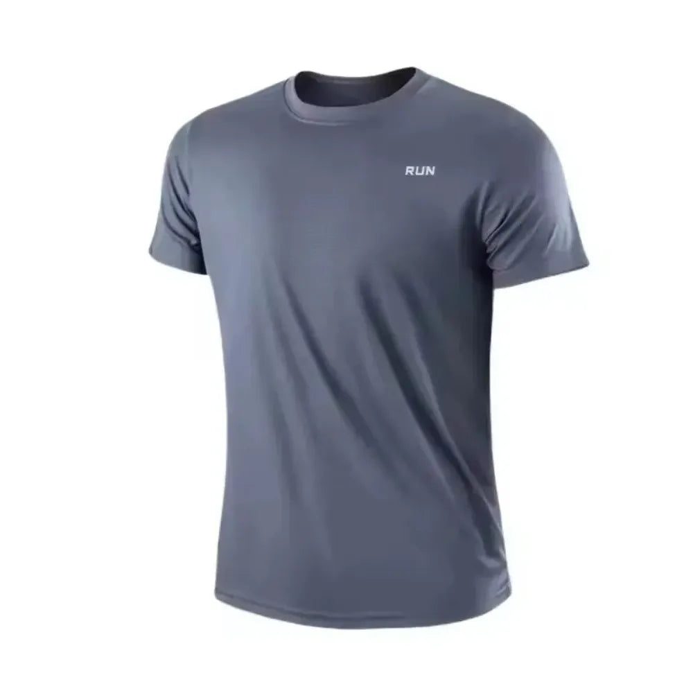 Men's Quick Dry Fitness T-Shirt Short Sleeve Running Sports Top