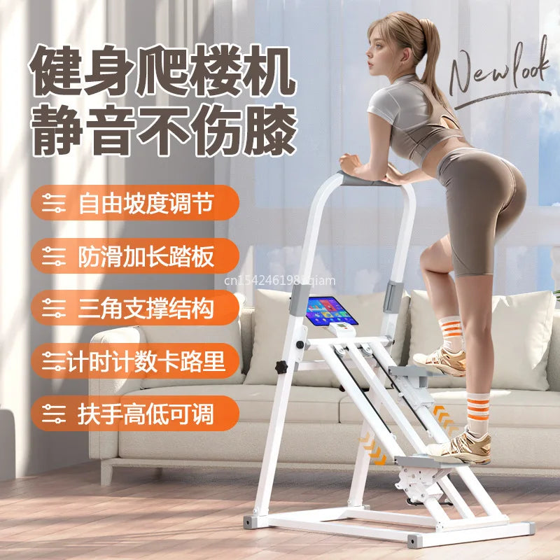 Multi-Functional Stair Climber Step Machine Home Fitness Workout Equipment