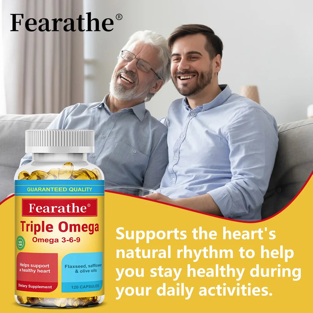 Omega 3 6 9 Capsules Essential Fatty Acids Daily Wellness Support