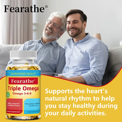 Omega 3 6 9 Capsules Essential Fatty Acids Daily Wellness Support