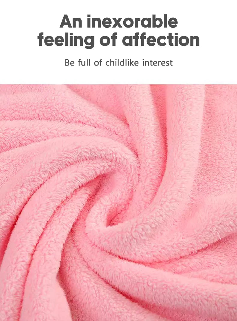 Baby Hooded Bath Towel Soft Absorbent Newborn Swaddle Wrap Blanket