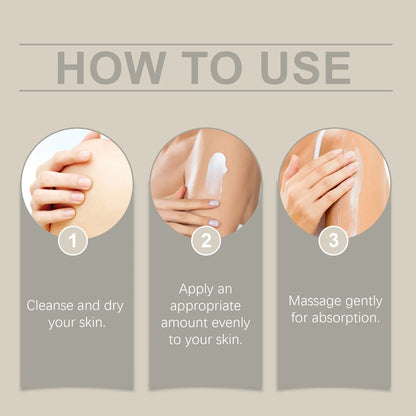 Body Lotion Daily Moisturizing Cream for Dry Skin Soft Smooth Non-Greasy