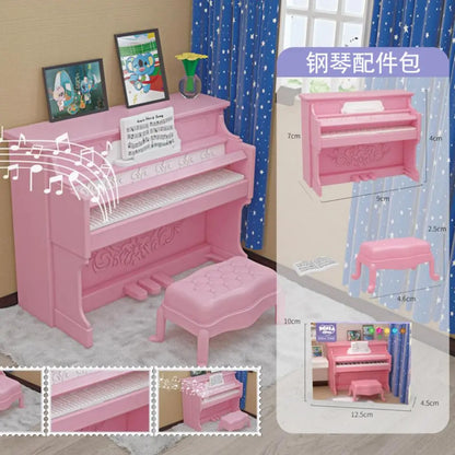 Mini Supermarket Dollhouse Toys Pretend Shopping Educational Play Set