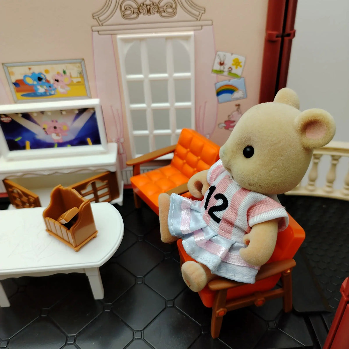 Mini Supermarket Dollhouse Toys Pretend Shopping Educational Play Set