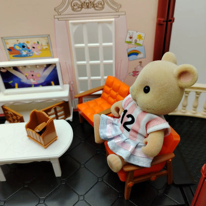 Mini Supermarket Dollhouse Toys Pretend Shopping Educational Play Set