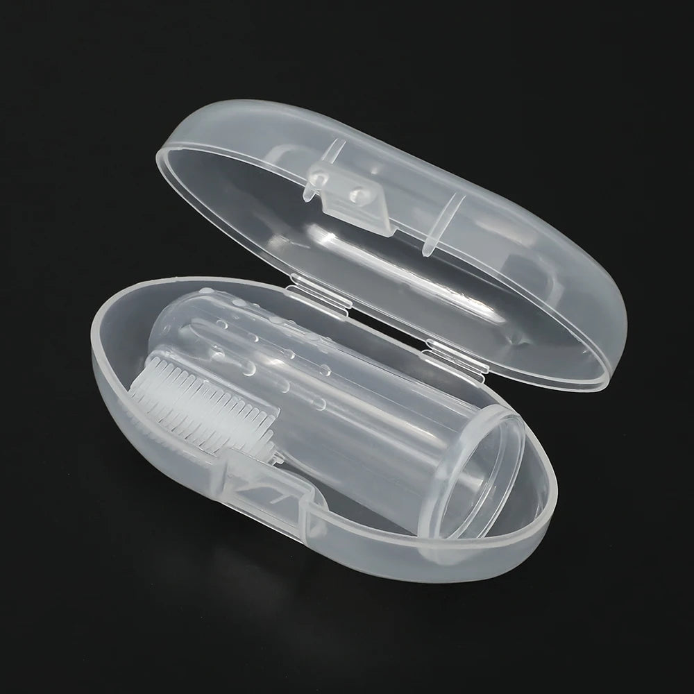 Baby Finger Toothbrush BPA-Free Silicone Infant Teeth Cleaning Brush