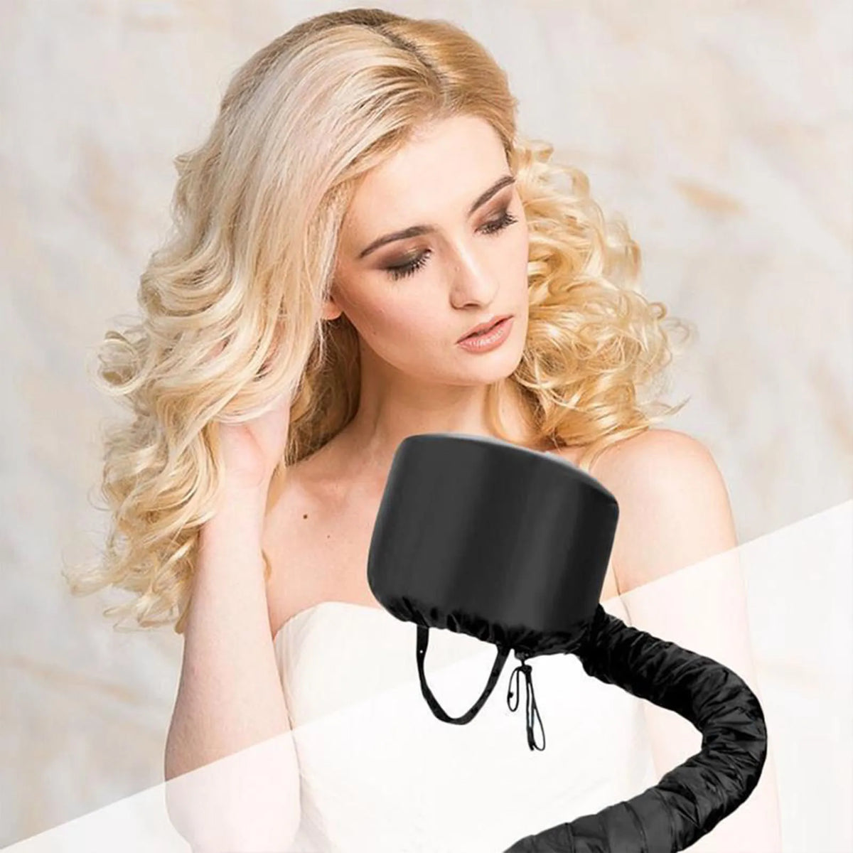 Hair Dryer Steamer Cap Reusable Hair Drying Heat Styling Care Hat