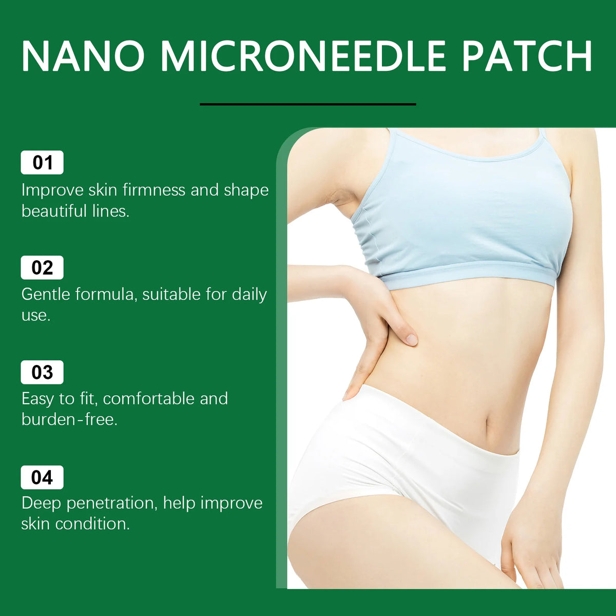 Body Care Patches Breathable Skin-Friendly Daily Body Care for Men Women