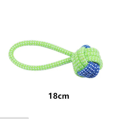 Dog Rope Chew Toy Interactive Cotton Ball Puppy Toy for Small Large Dogs