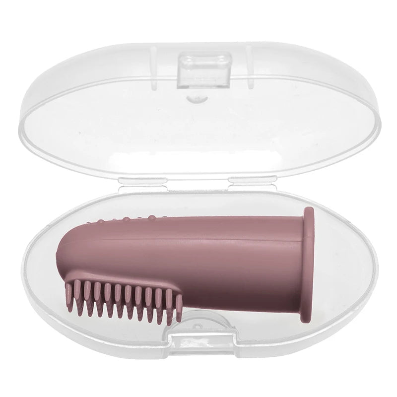 Baby Finger Toothbrush BPA-Free Silicone Infant Teeth Cleaning Brush
