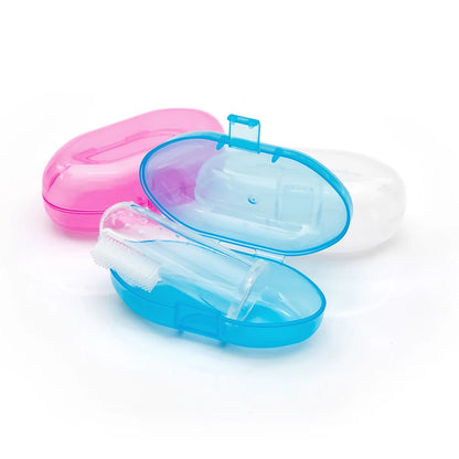 Baby Finger Toothbrush BPA-Free Silicone Infant Teeth Cleaning Brush