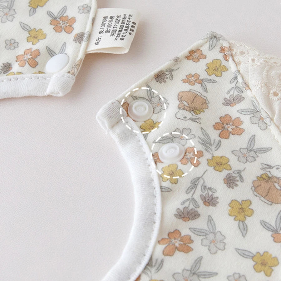 Cotton Baby Bibs Waterproof Drool Bibs for Newborns Infants Toddlers