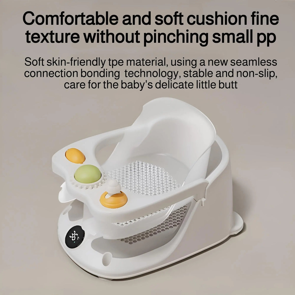 Baby Bath Seat for 6 Months & Up Infant Bathtub Seat with Rinse Cup
