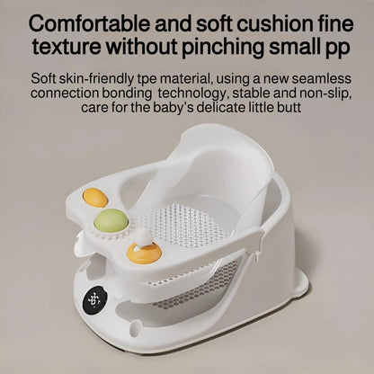 Baby Bath Seat for 6 Months & Up Infant Bathtub Seat with Rinse Cup