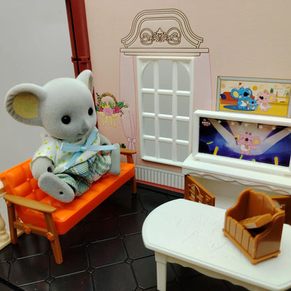 Mini Supermarket Dollhouse Toys Pretend Shopping Educational Play Set