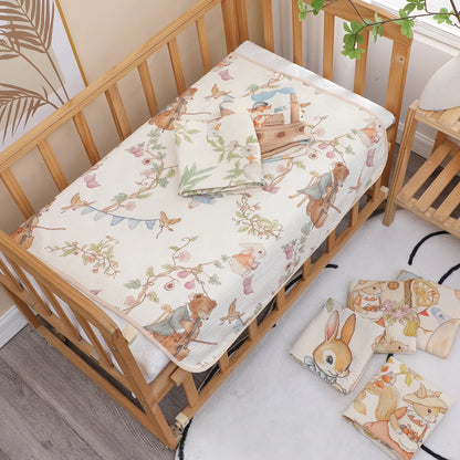 Newborn Baby Bath Towel Pure Cotton Gauze Soft Absorbent Blanket