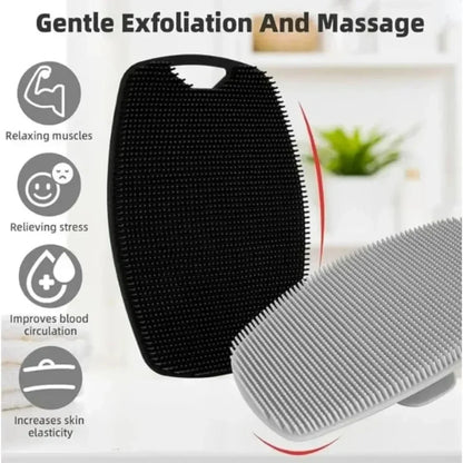 Silicone Body Cleansing Brush Exfoliating Bath Shower Scrubber 1PC