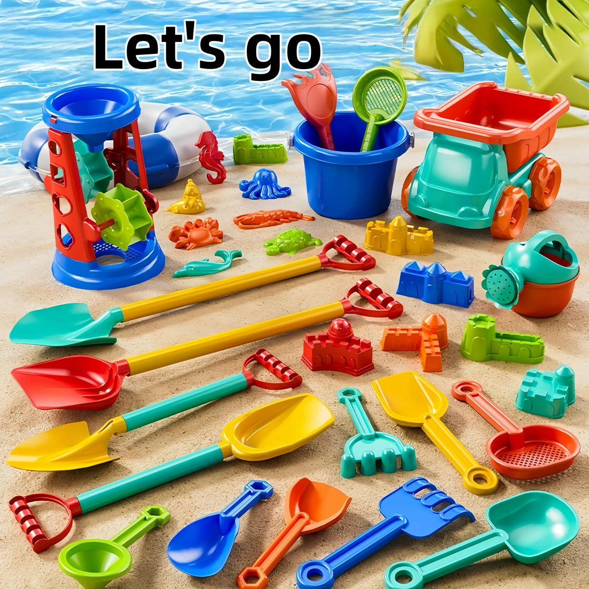 Kids Beach Toy Set Sand Digging Toys Outdoor Summer Play for Boys Girls