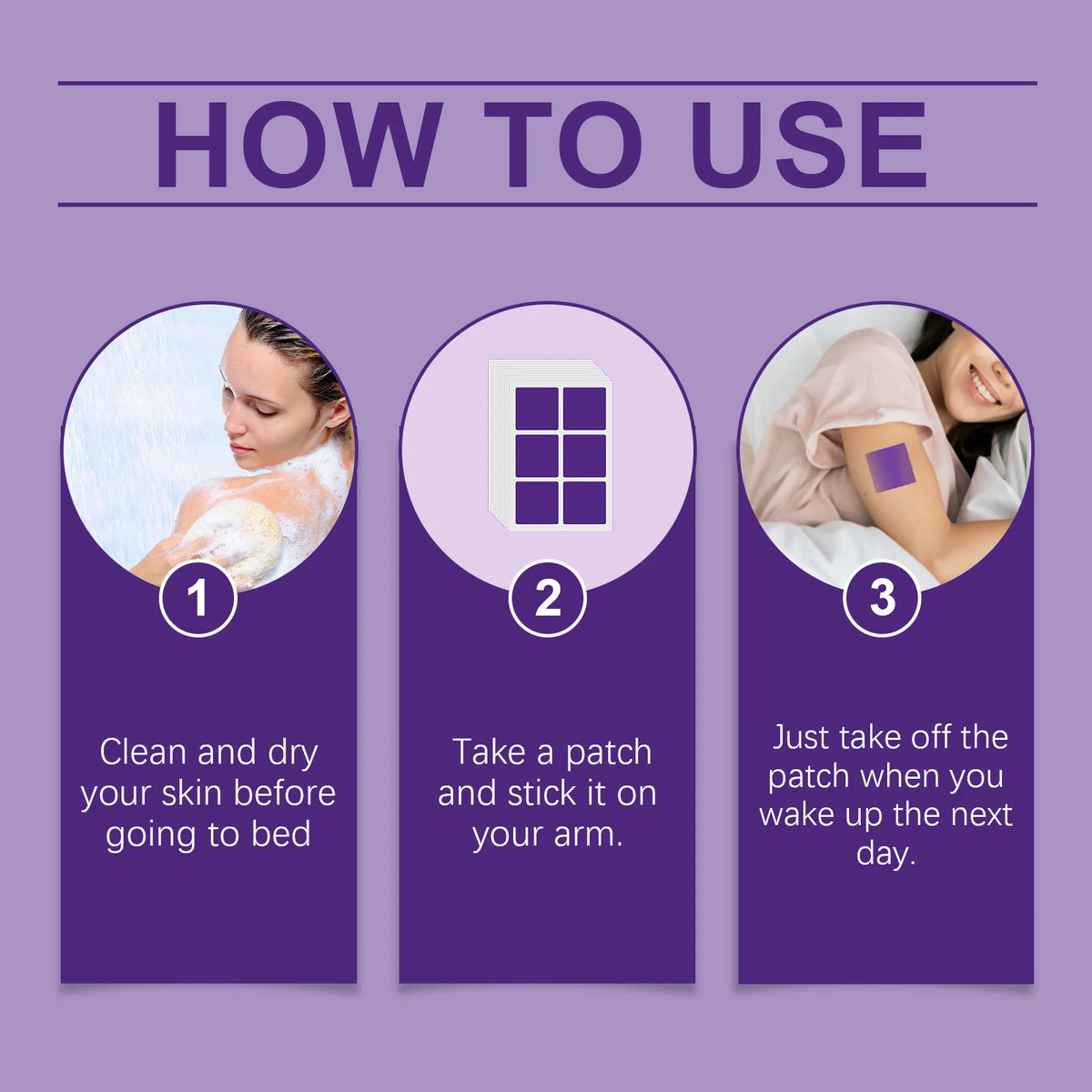 Sleep Aid Patches Aromatherapy Relaxation Nighttime Wellness Stickers