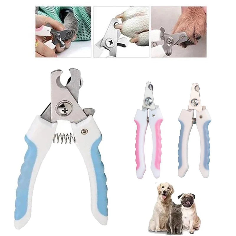 Pet Nail Clippers for Dogs & Cats Professional Grooming Claw Trimmer