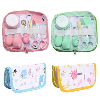 6PCS Baby Care Kit with Storage Bag Newborn Grooming Healthcare Set