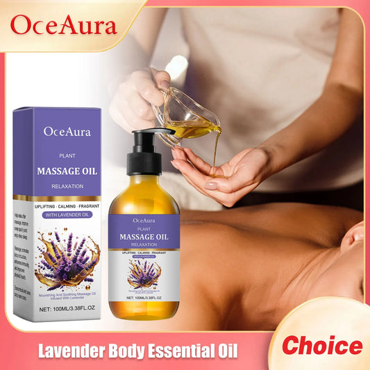 Lavender Essential Oil Aromatherapy Massage Relaxing Body Care