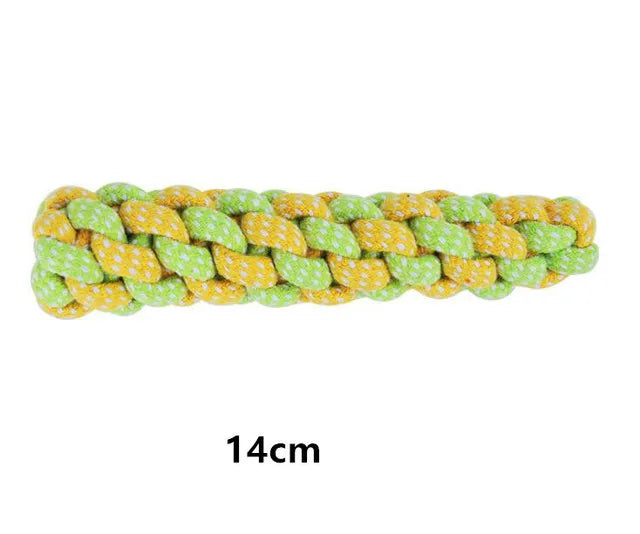 Dog Rope Chew Toy Interactive Cotton Ball Puppy Toy for Small Large Dogs