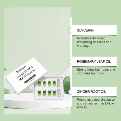 Hair Care Serum for Scalp Nourishment and Stronger-Looking Hair