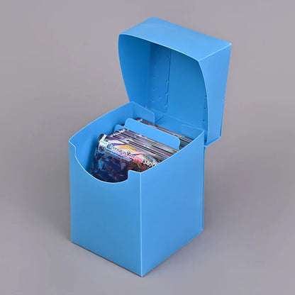 Trading Card Storage Box Solid Color Holder for Sports & Game Cards