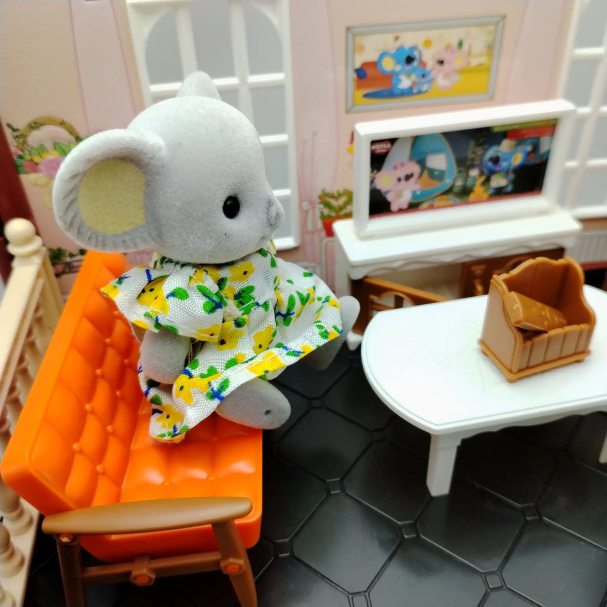 Mini Supermarket Dollhouse Toys Pretend Shopping Educational Play Set