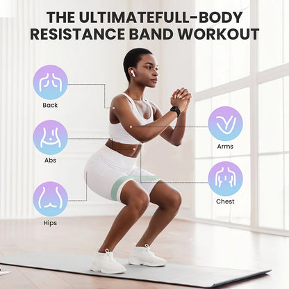 Resistance Bands with Weights Portable Full Body Workout Fitness Kit
