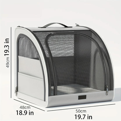 Dog Car Seat Bed for Dogs & Cats Portable Pet Travel Booster Seat