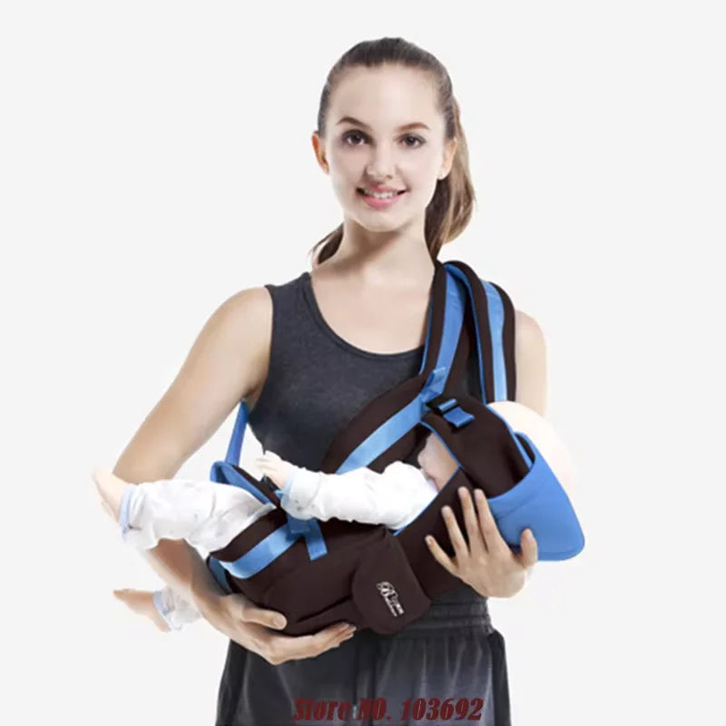 4-in-1 Baby Carrier Ergonomic Adjustable Sling Backpack Newborn Toddler