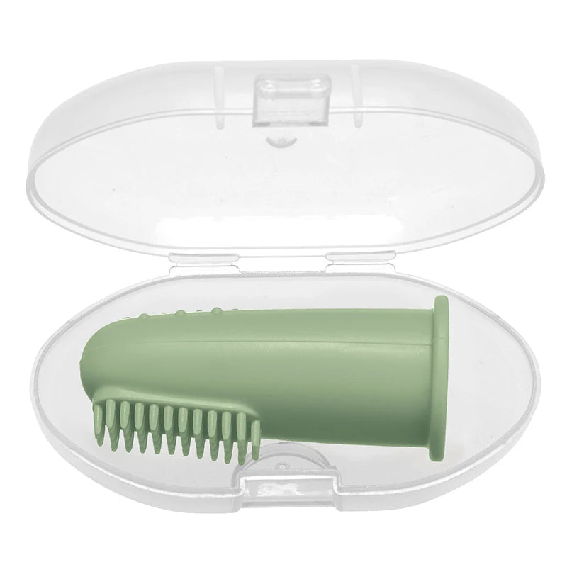 Baby Finger Toothbrush BPA-Free Silicone Infant Teeth Cleaning Brush