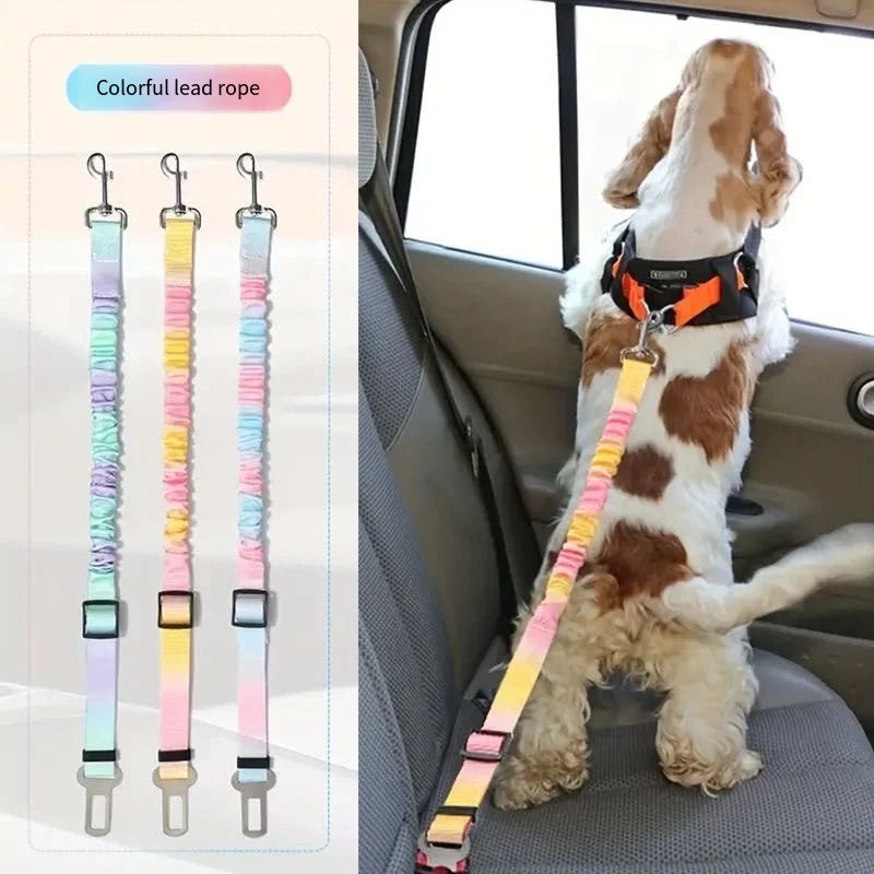 Dog Car Seat Belt Safety Harness for Small Medium Dogs & Cats