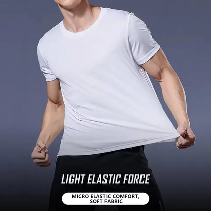 Men's Quick Dry Fitness T-Shirt Short Sleeve Running Sports Top