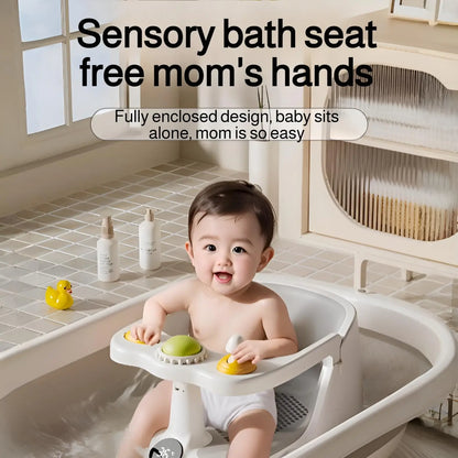 Baby Bath Seat for 6 Months & Up Infant Bathtub Seat with Rinse Cup