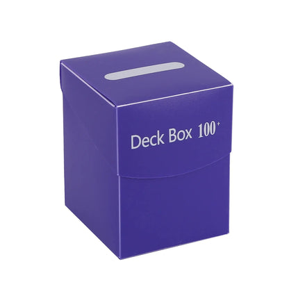 Trading Card Storage Box Solid Color Holder for Sports & Game Cards