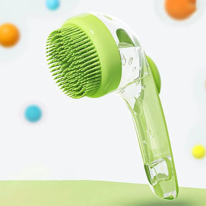 Pet Bath Brush for Dogs & Cats Soft Silicone Shampoo Massage Scrubber