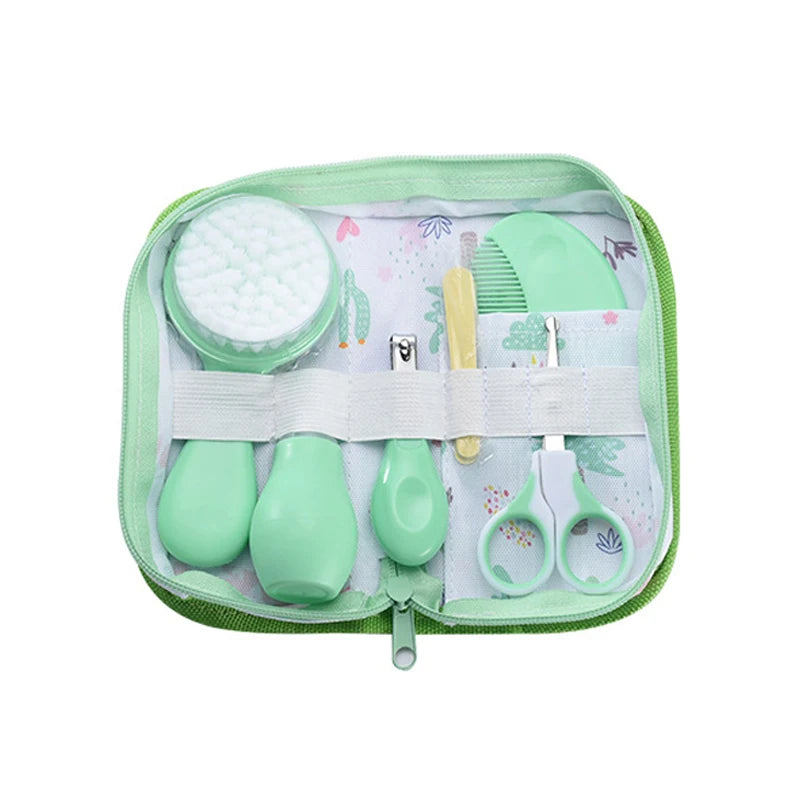 6PCS Baby Care Kit with Storage Bag Newborn Grooming Healthcare Set