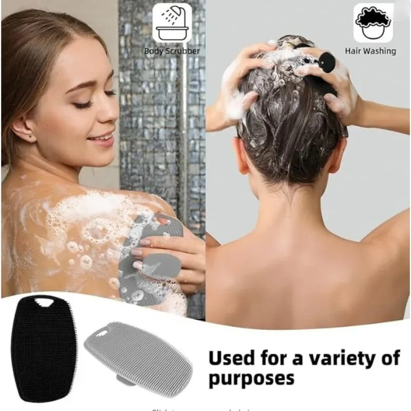 Silicone Body Cleansing Brush Exfoliating Bath Shower Scrubber 1PC