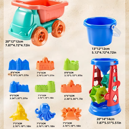 Kids Beach Toy Set Sand Digging Toys Outdoor Summer Play for Boys Girls