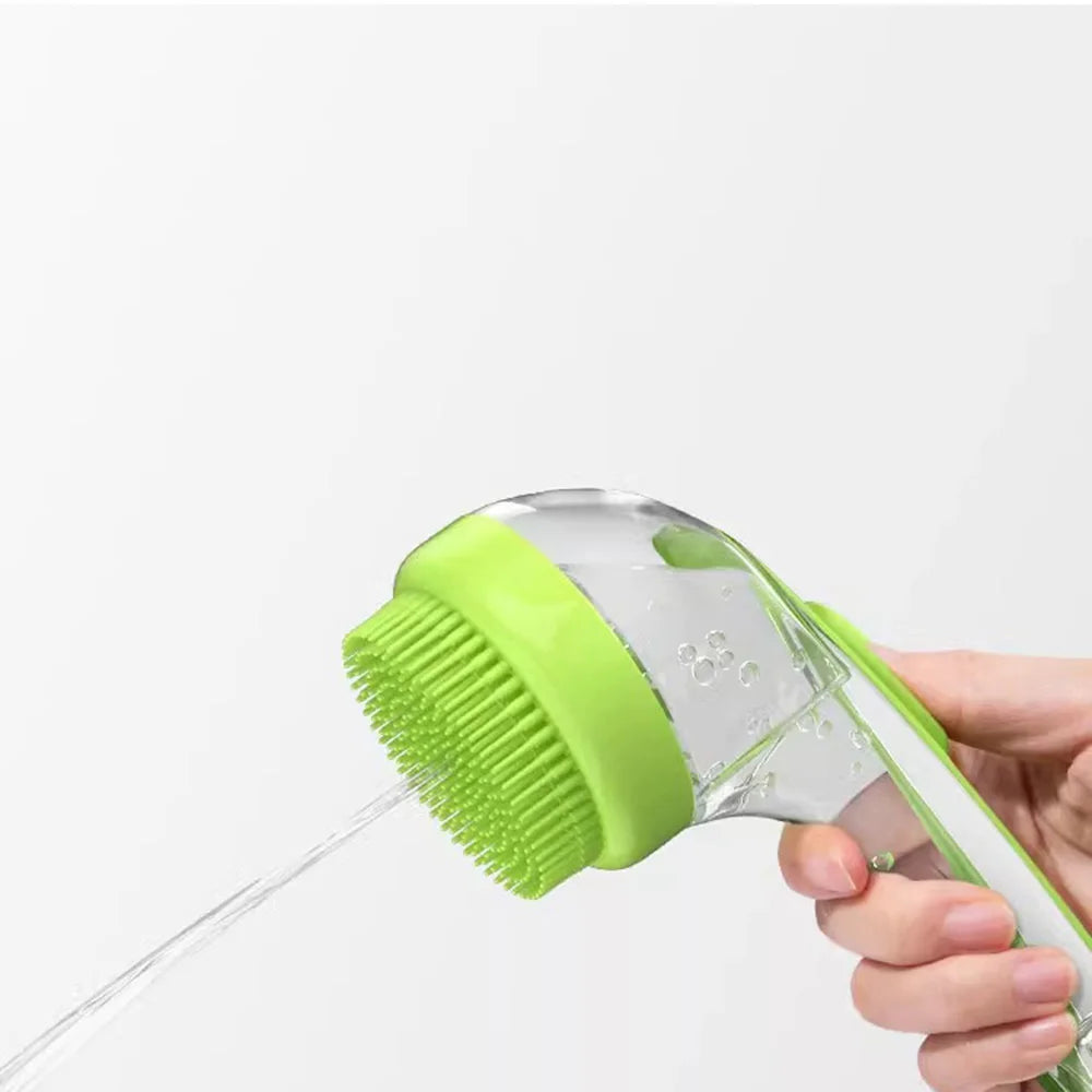 Pet Bath Brush for Dogs & Cats Soft Silicone Shampoo Massage Scrubber